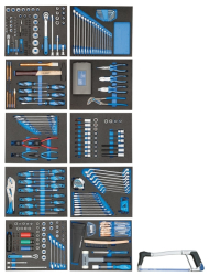 Pracovní stůl 1504 XL-TS-308 s 308dílným sortimentem nástrojů