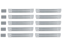 ES 1507 XL SF1 Podélná dělicí sada 5dílná