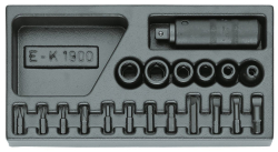 1500 ES-K 1900 Šroubovací kypřič sortiment 1/2" v 1/3 modulu ES